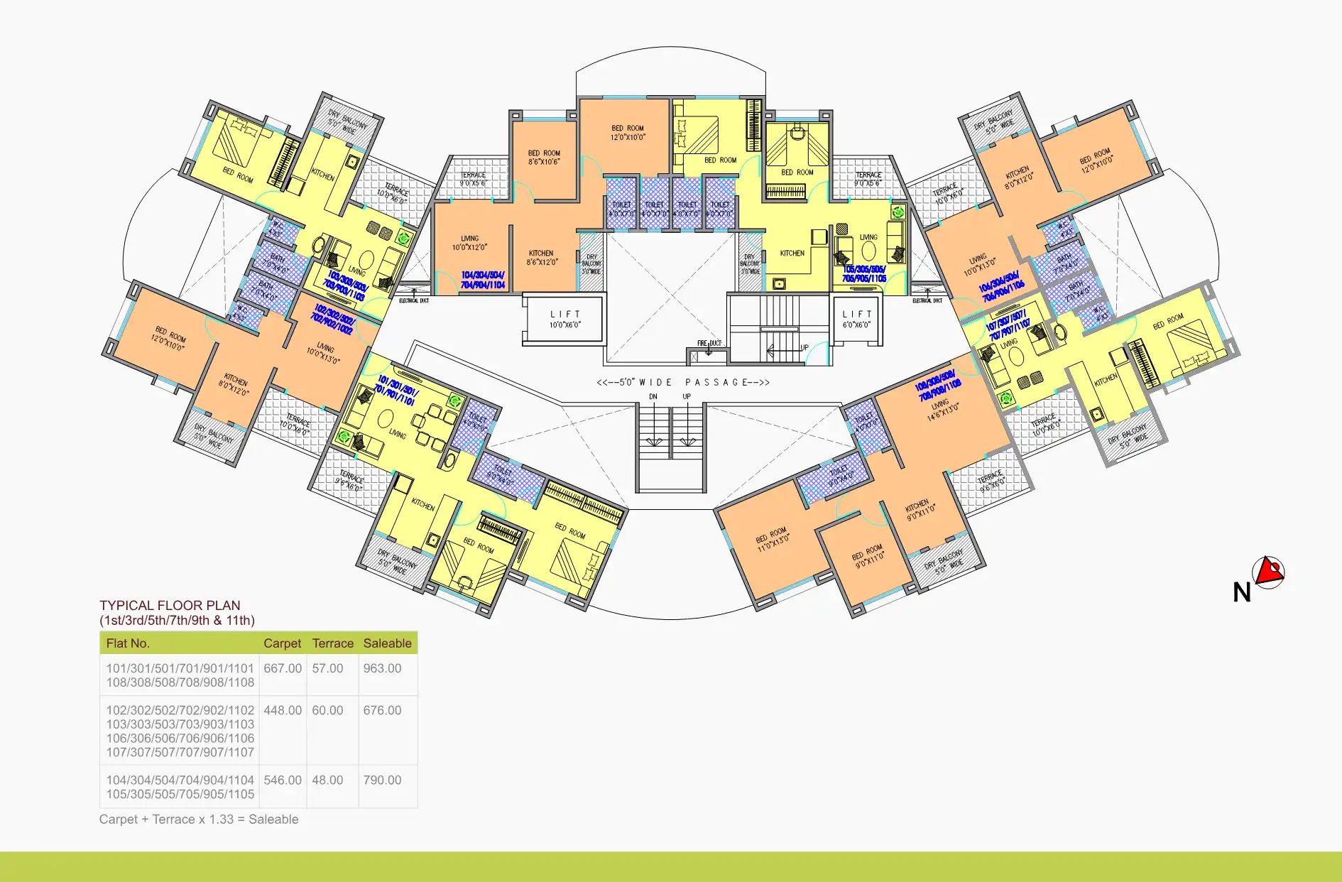 Mountain Raga Floor Plans & Layout