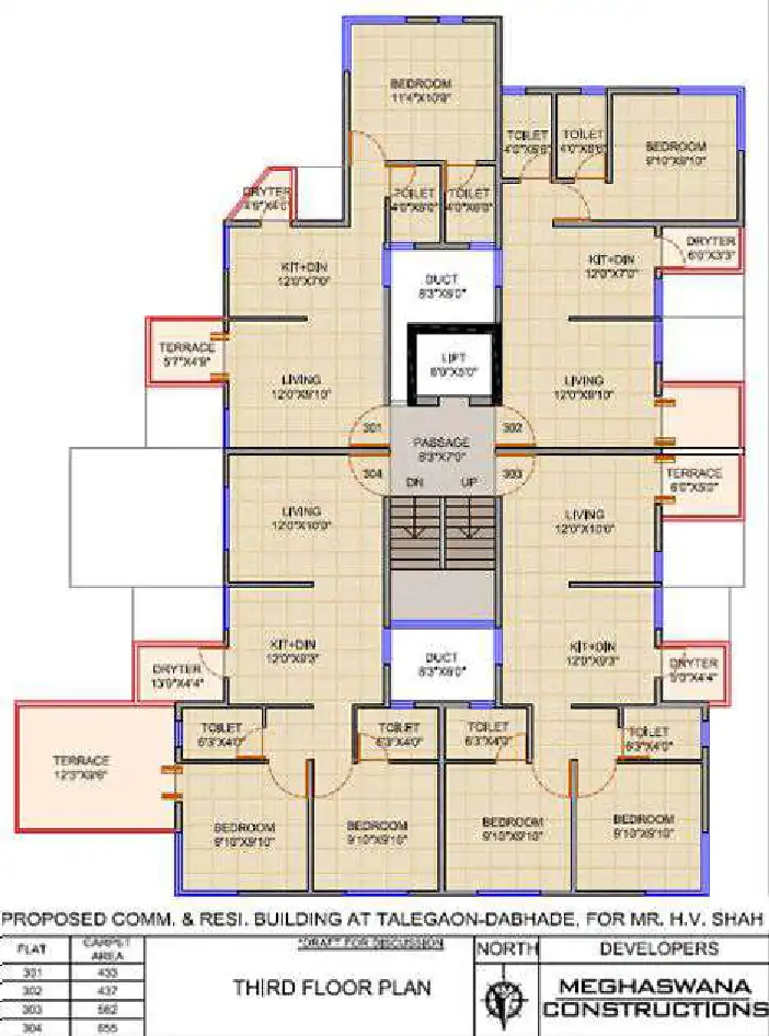 Bhakti Gulmohar Floor Plans & Layout