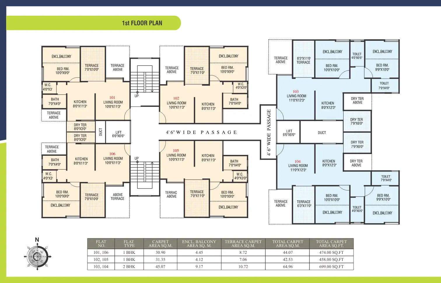 Sahil Pride Floor Plans & Layout