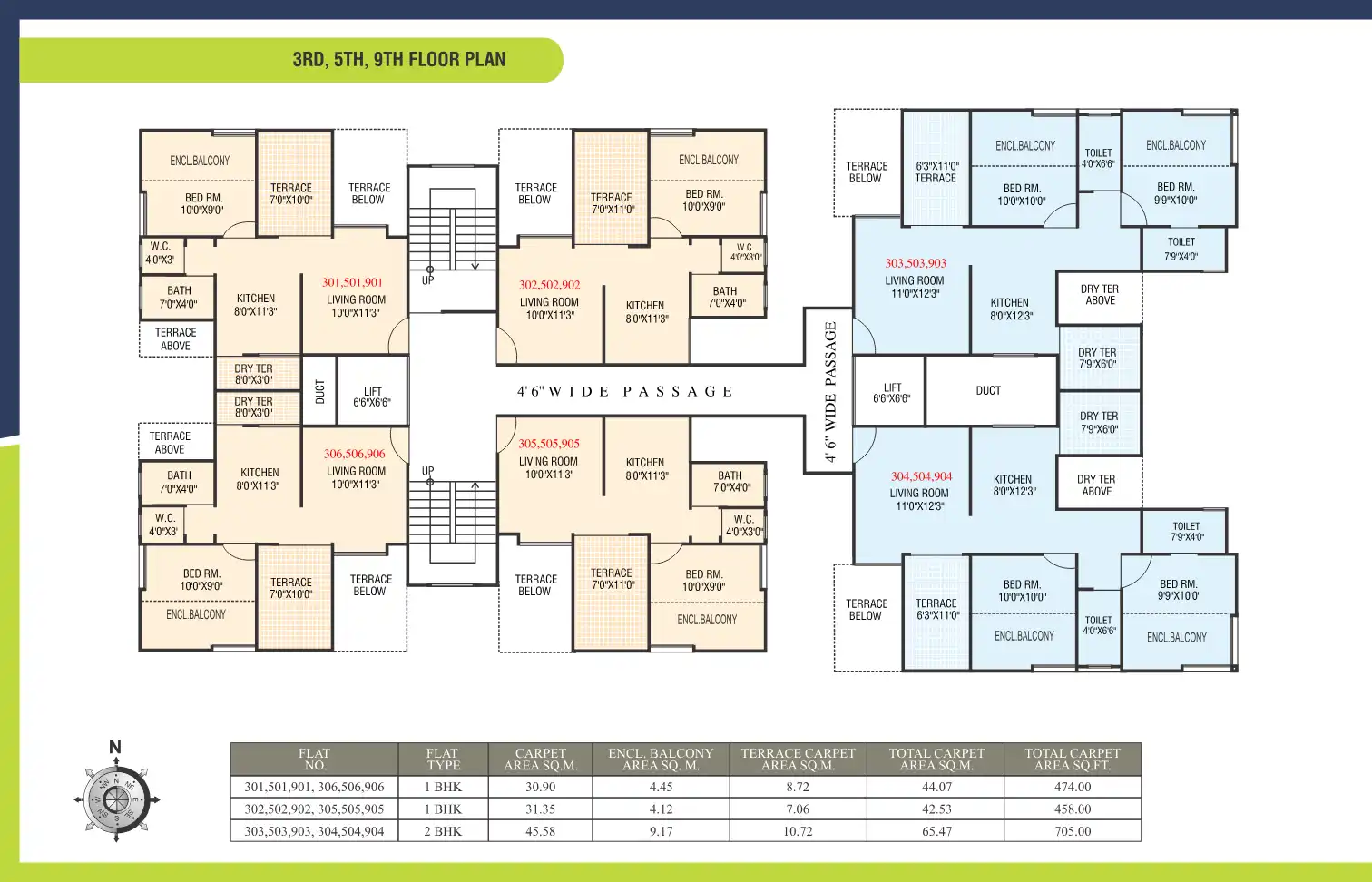 Sahil Pride Floor Plans & Layout