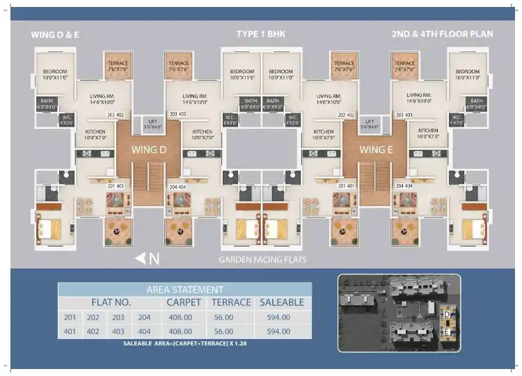 Vedant Residency Floor Plans & Layout