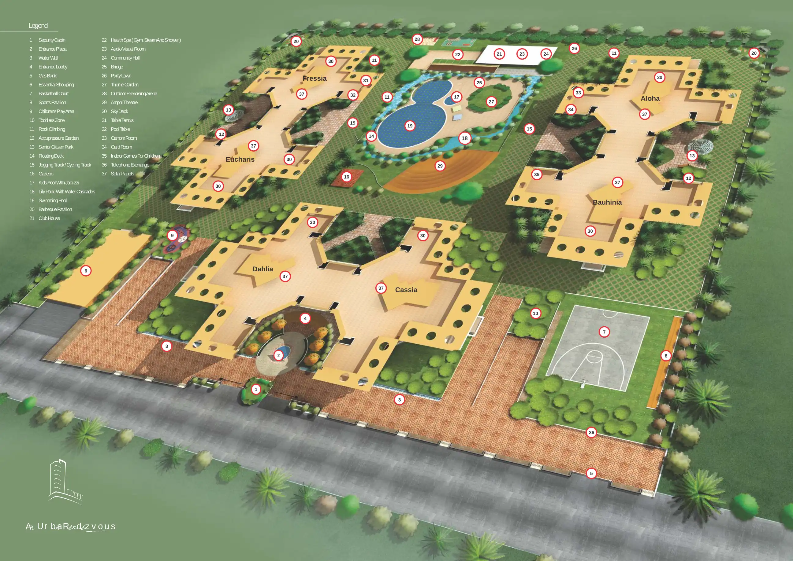 Golden Trellis A Building Floor Plans & Layout