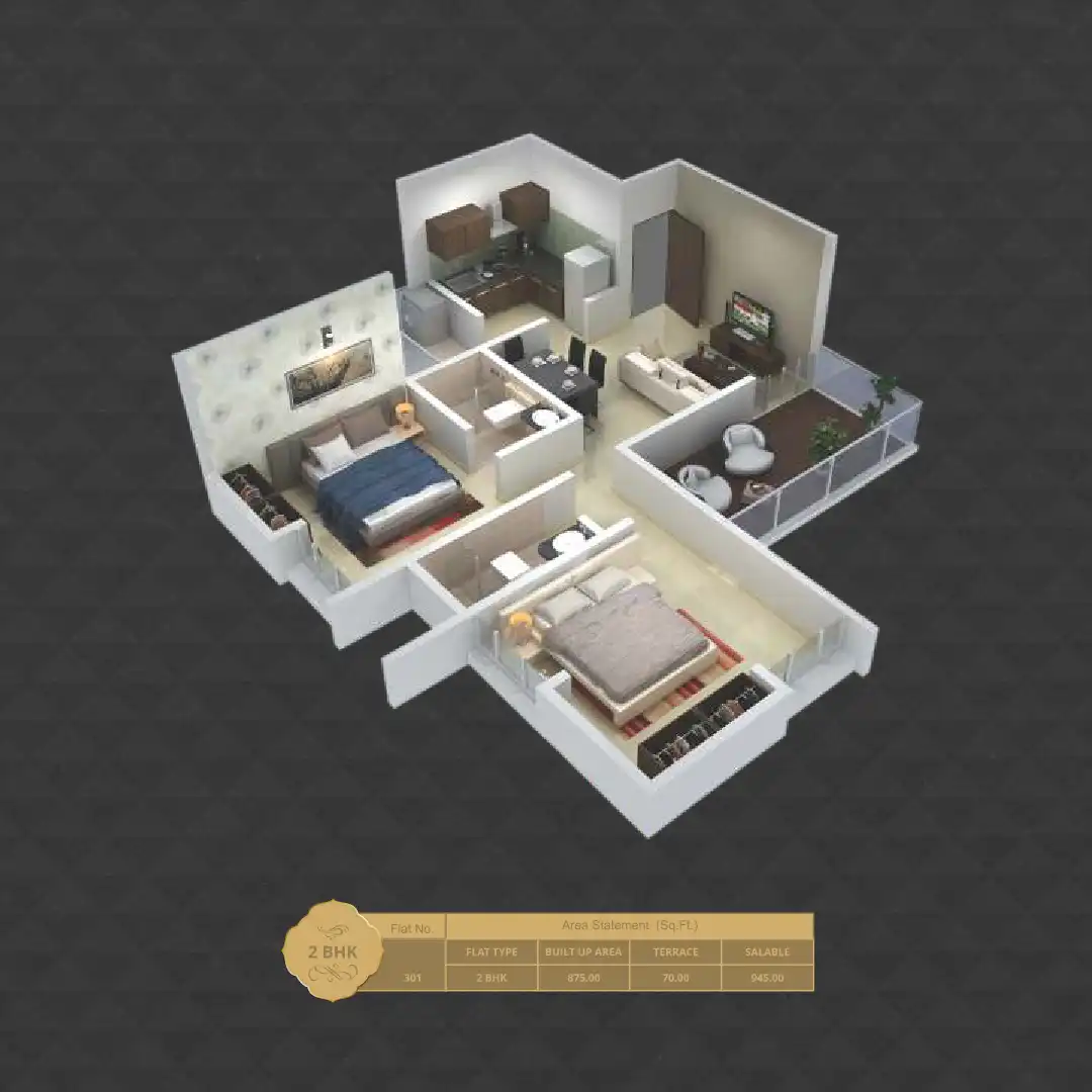 Triaa Hillome Floor Plans & Layout