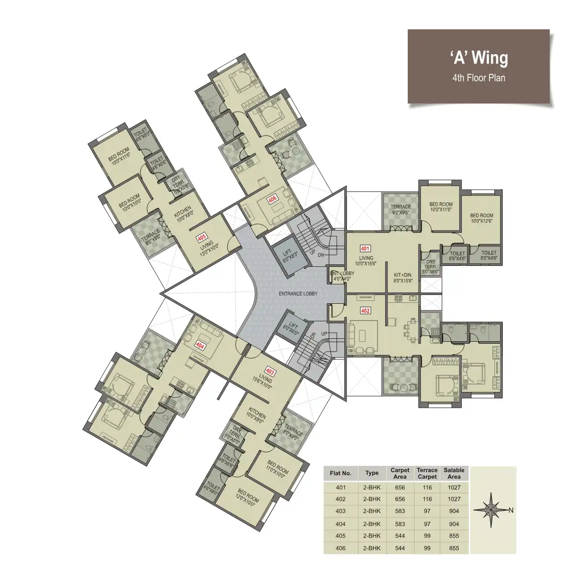 Paritosh Floor Plans & Layout