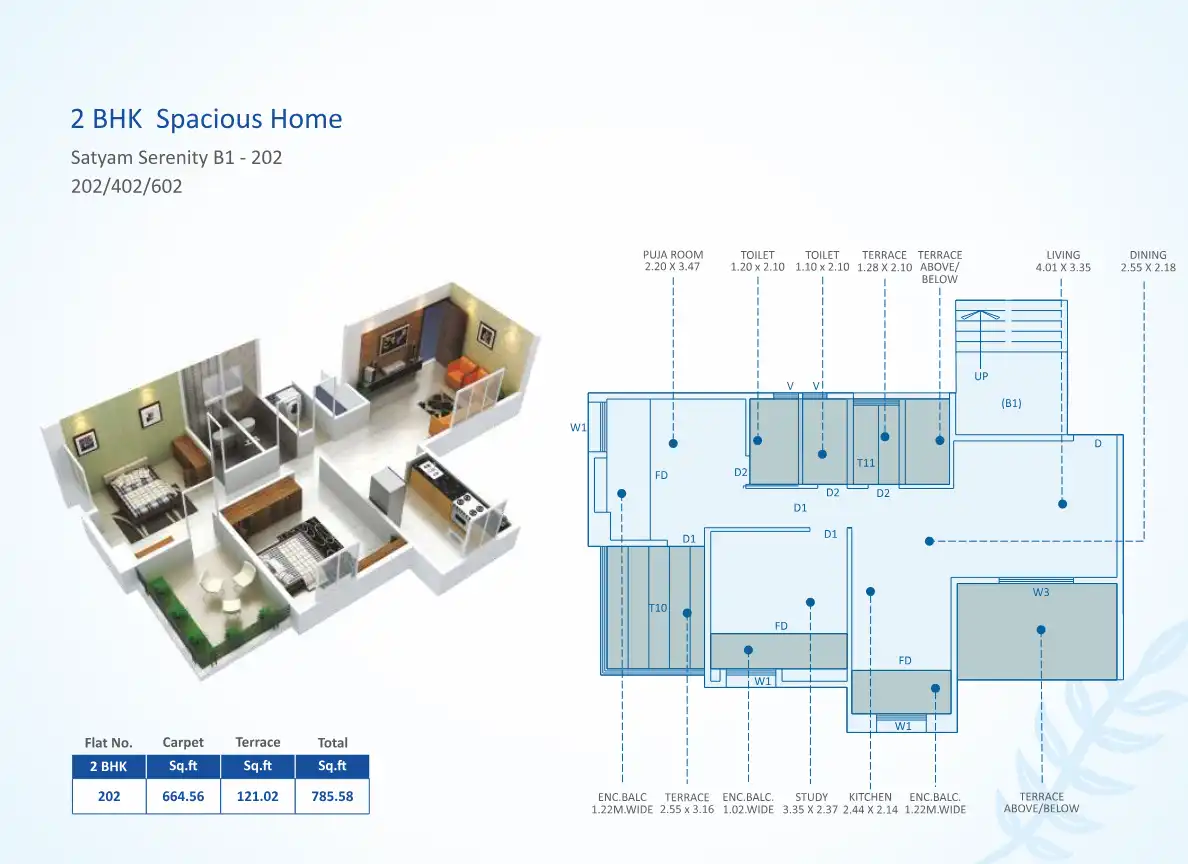 Satyam Serenity - A Floor Plans & Layout