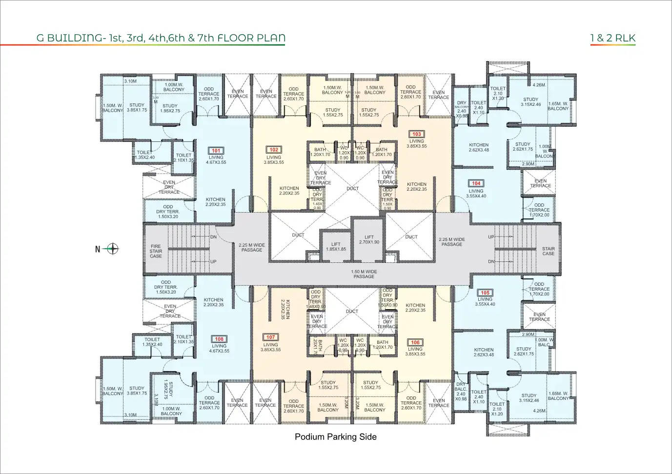 Ruturang Shravan Building G Floor Plans & Layout