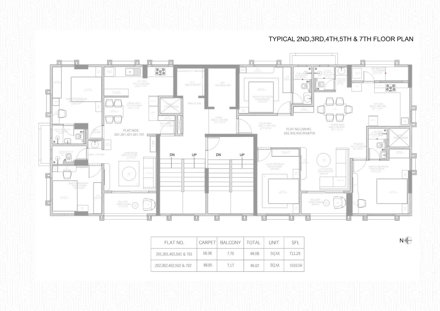 Girnar Floor Plans & Layout