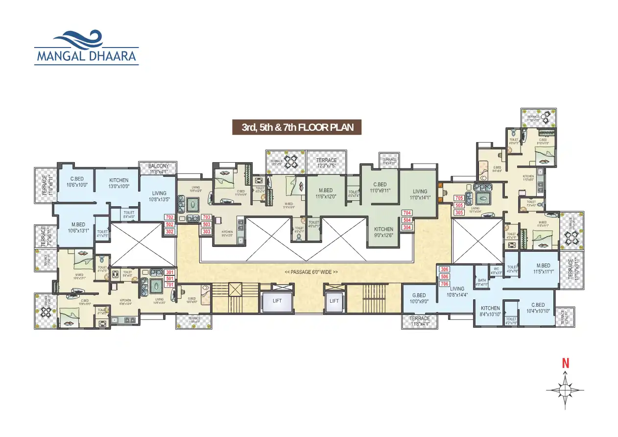 Mangal Dhaara Floor Plans & Layout