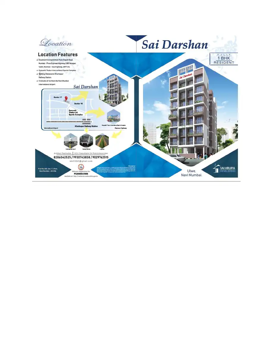 Sai Darshan Floor Plans & Layout