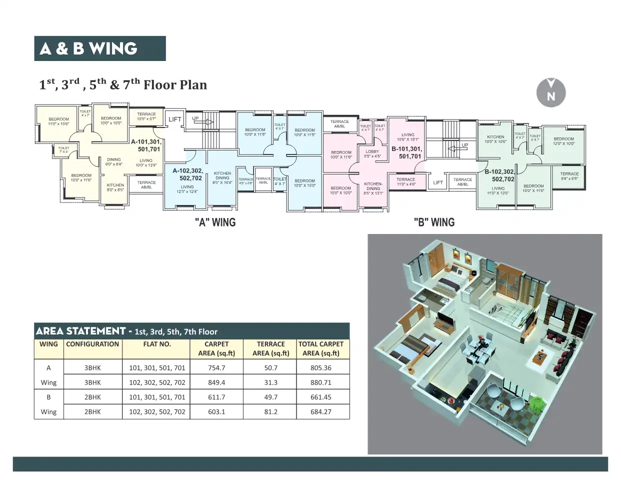 Saidatt Residency Floor Plans & Layout