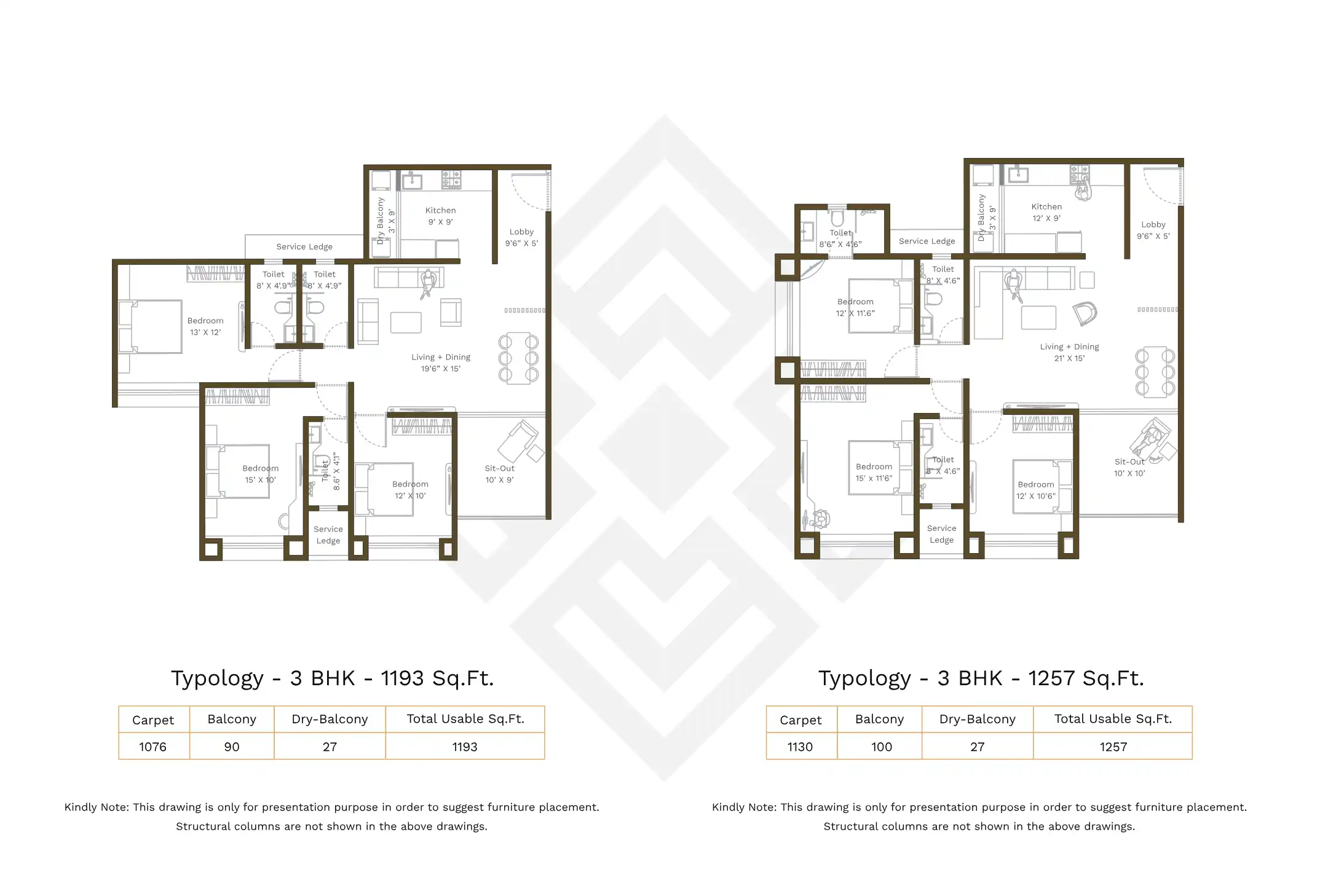 The Address - 1 Floor Plans & Layout