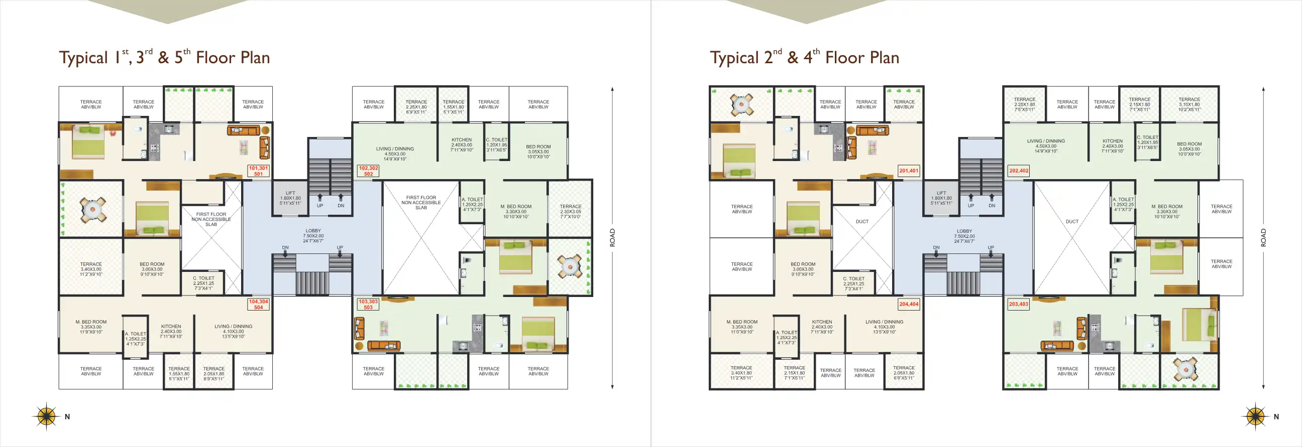 Arihant Heights Floor Plans & Layout