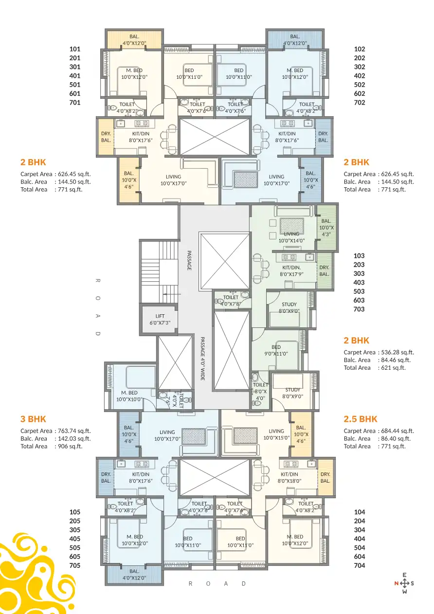 Sun View Floor Plans & Layout