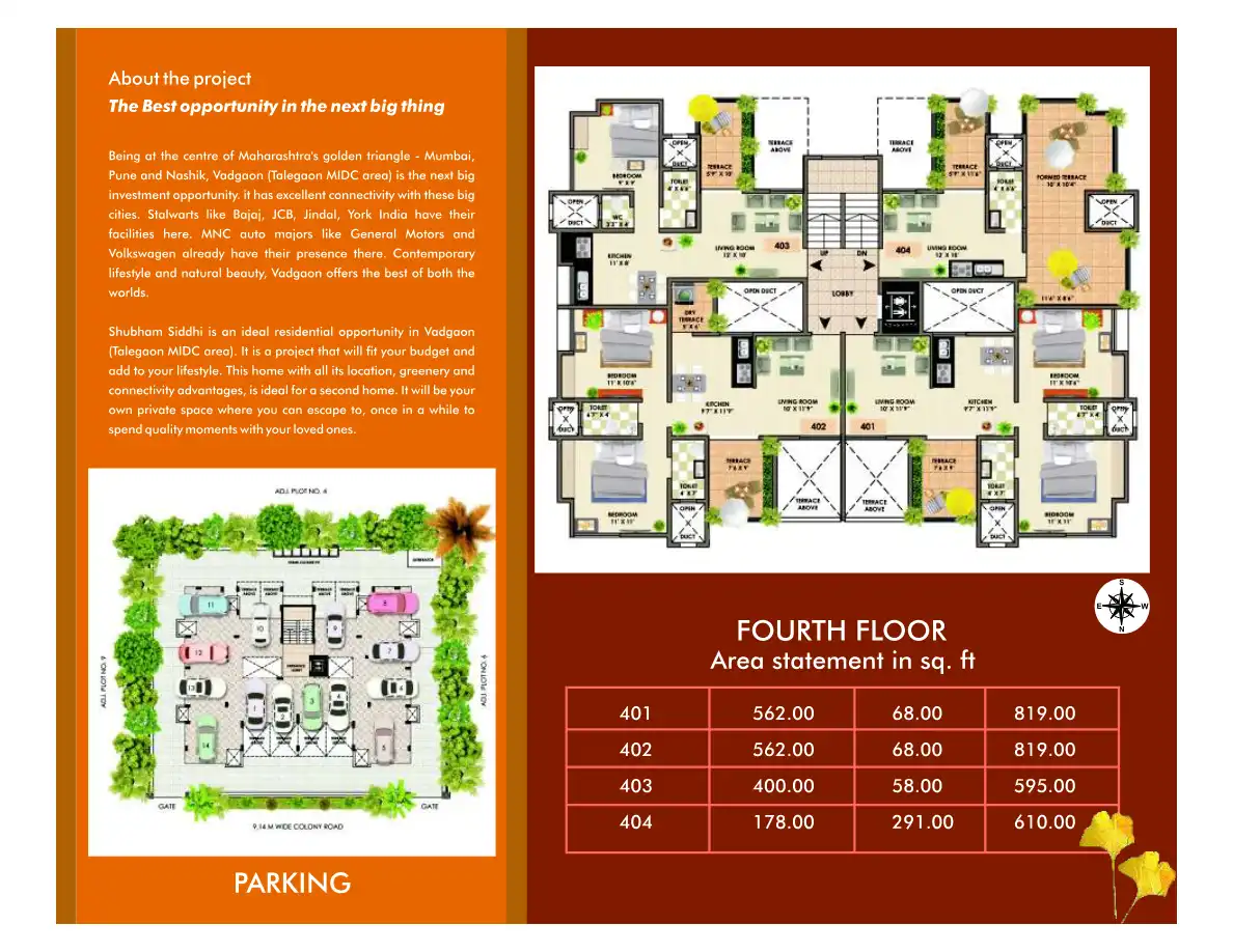 Shubham Siddhi Floor Plans & Layout