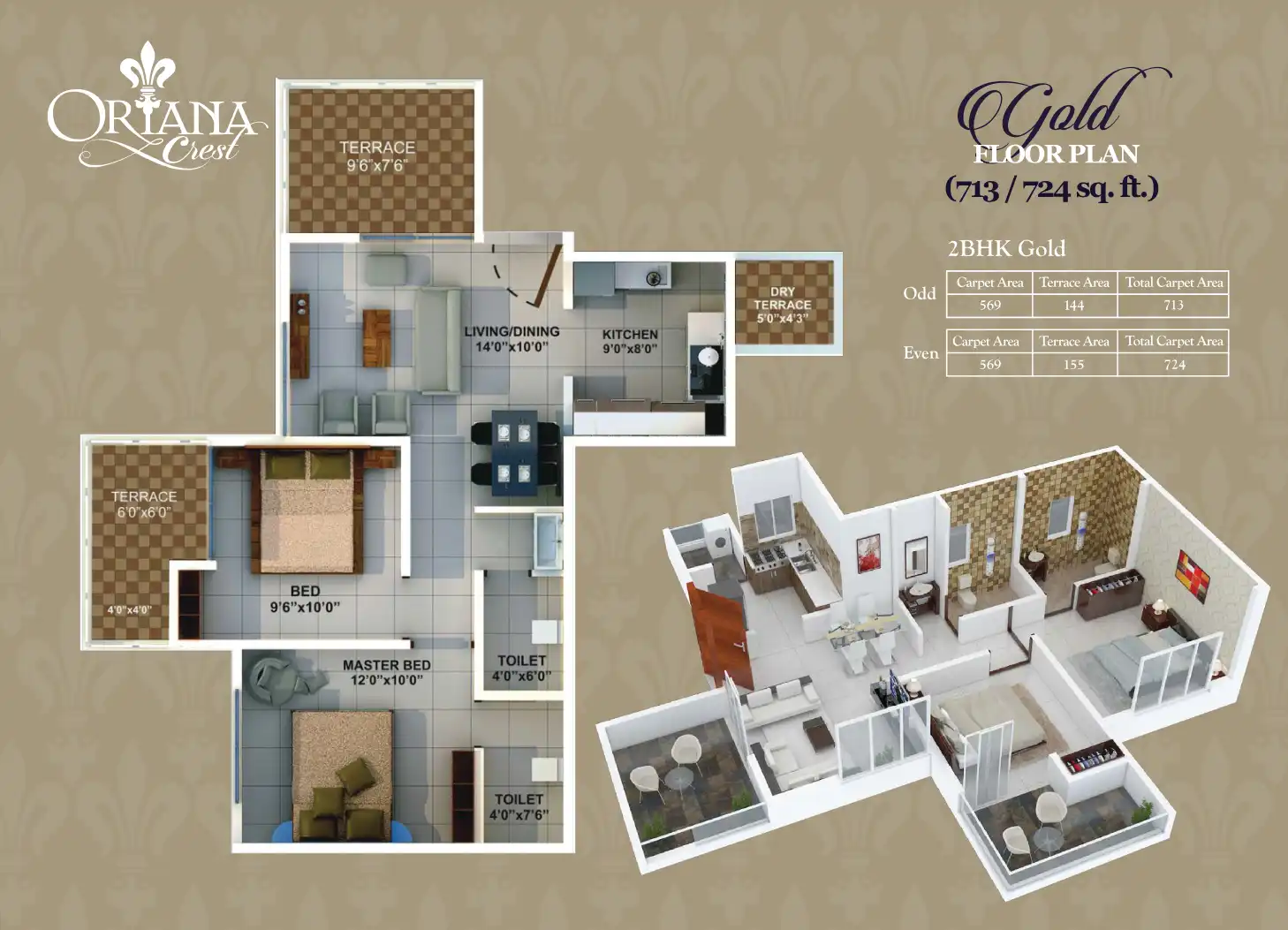 Oriana Crest Floor Plans & Layout