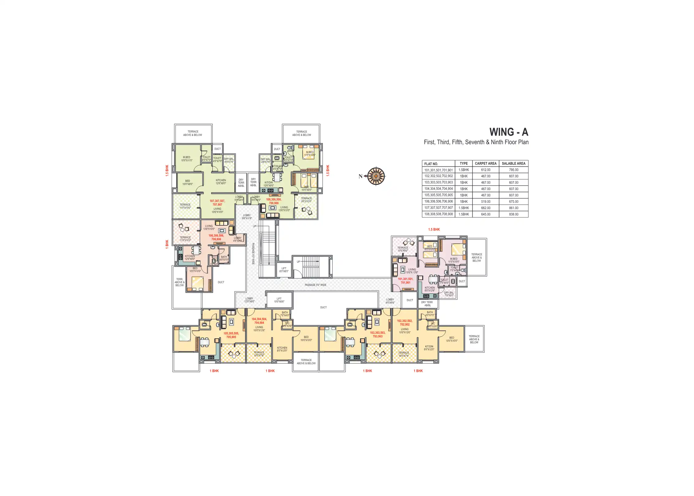 Gandharva Excellence Project Floor Plans & Layout