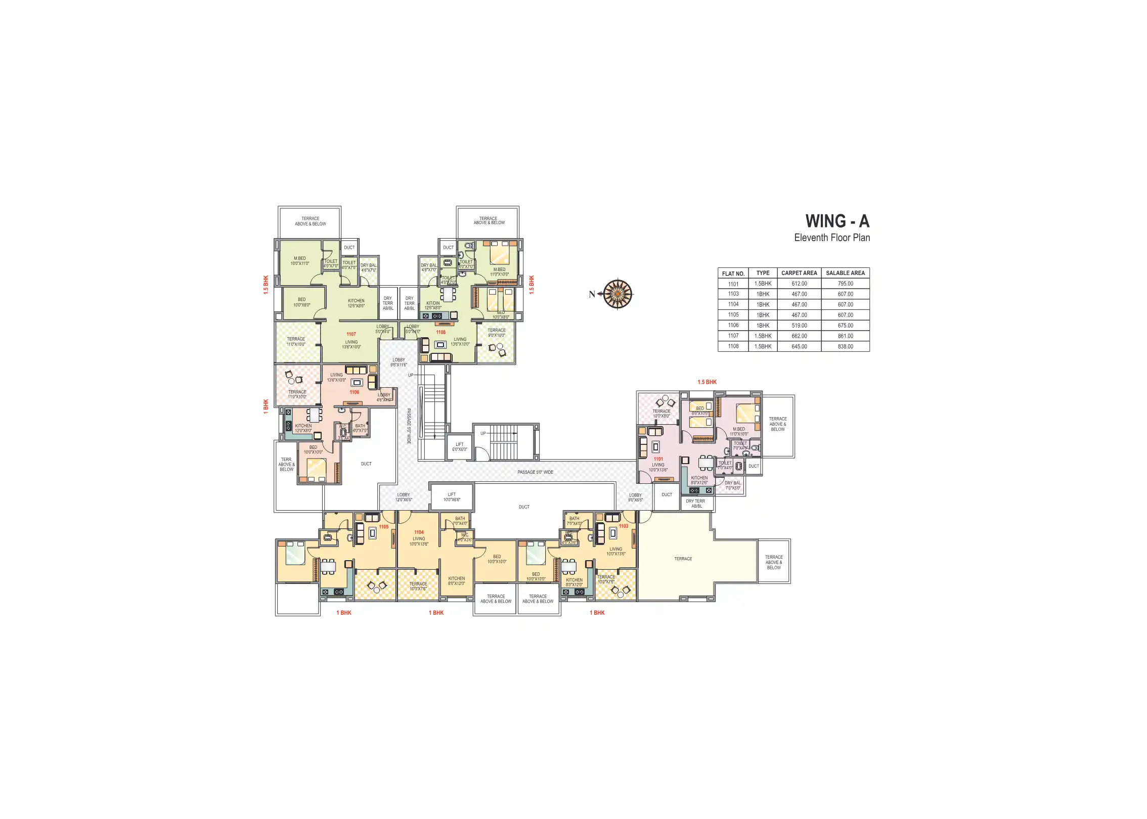 Gandharva Excellence Project Floor Plans & Layout