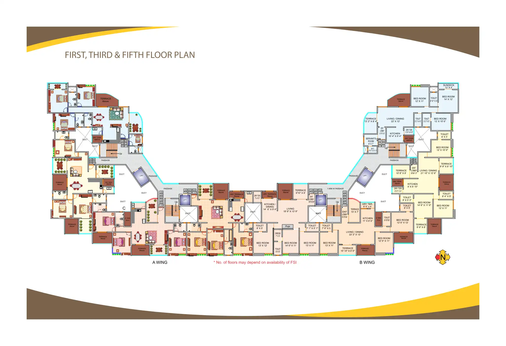 Shraddha Orchid Floor Plans & Layout