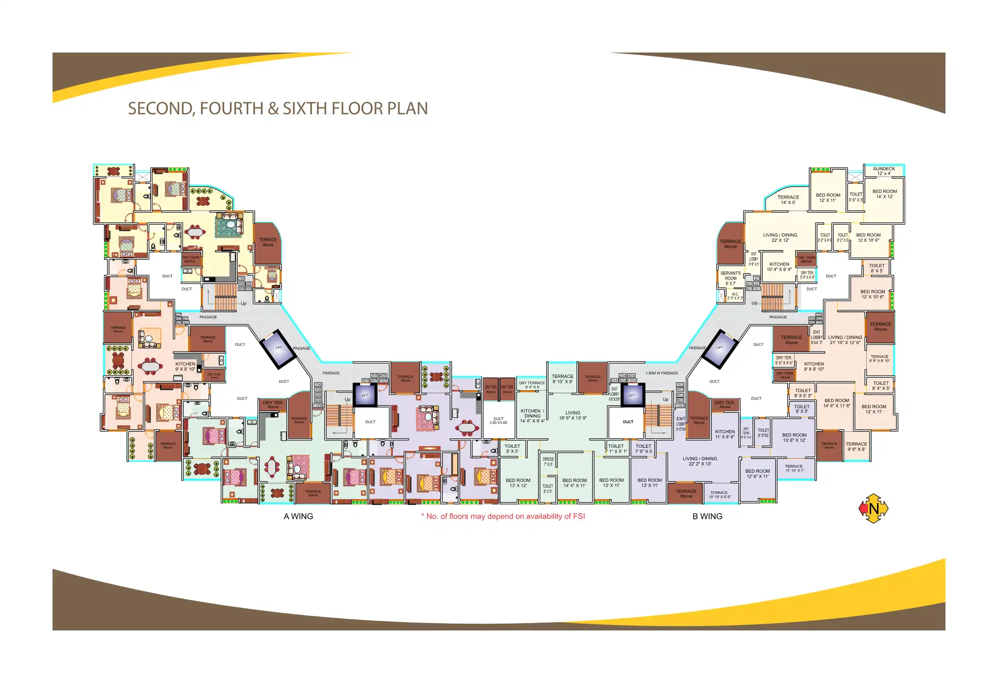 Shraddha Orchid Floor Plans & Layout