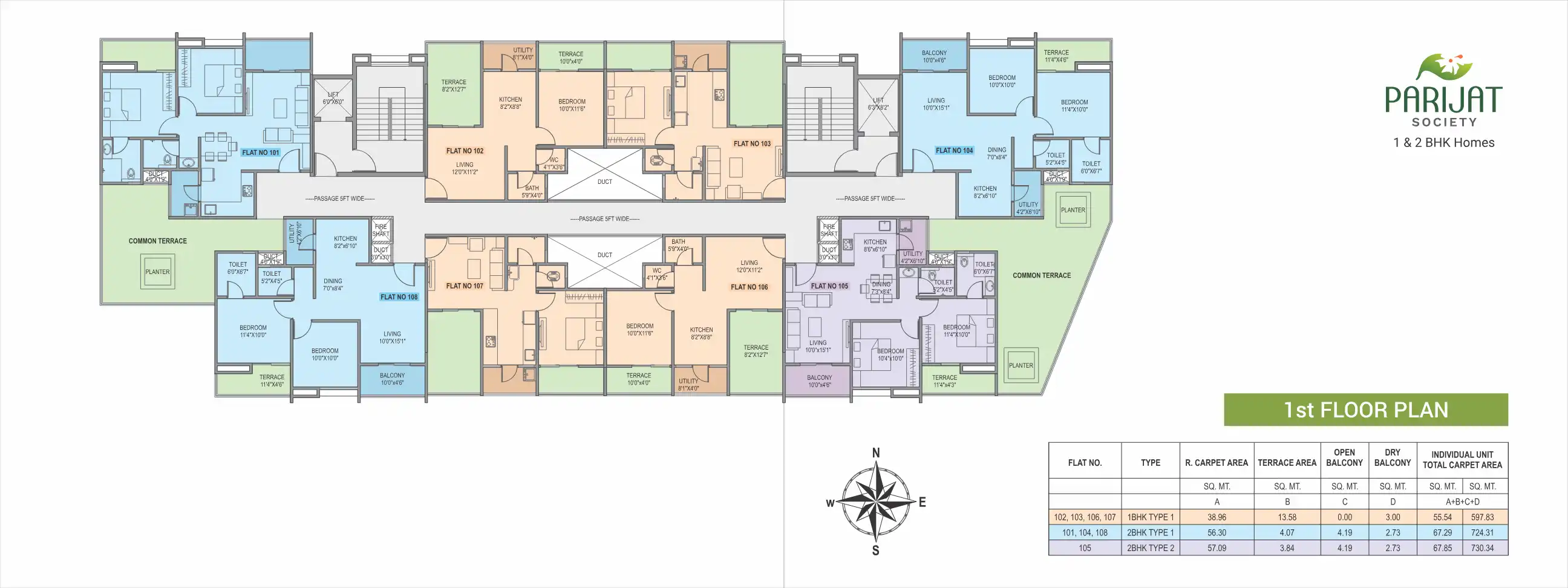 Parijat Floor Plans & Layout