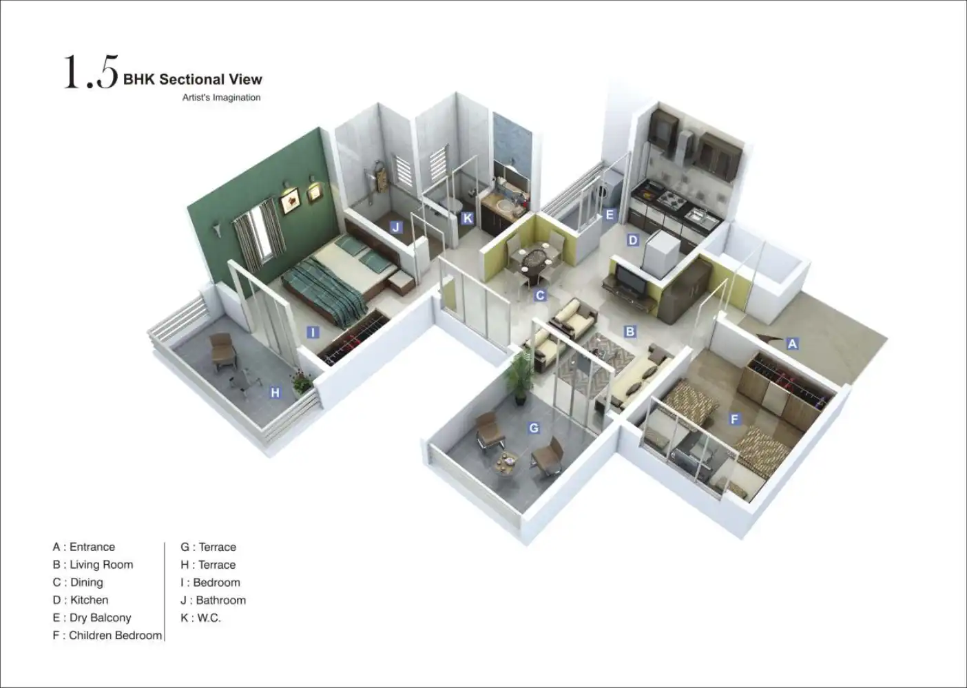 Willows Twin Tower Floor Plans & Layout