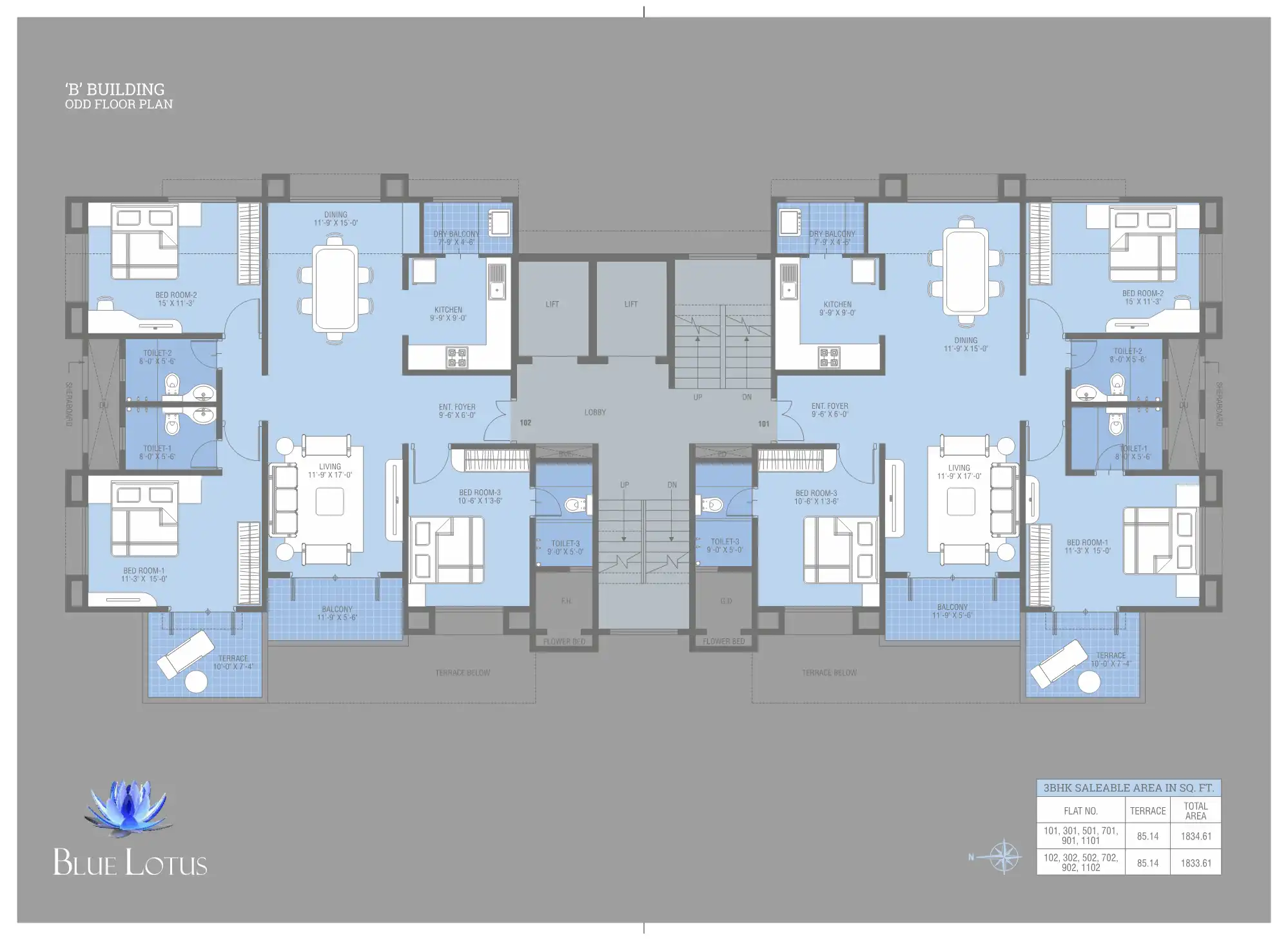 Koolhomes Blue Lotus Floor Plans & Layout