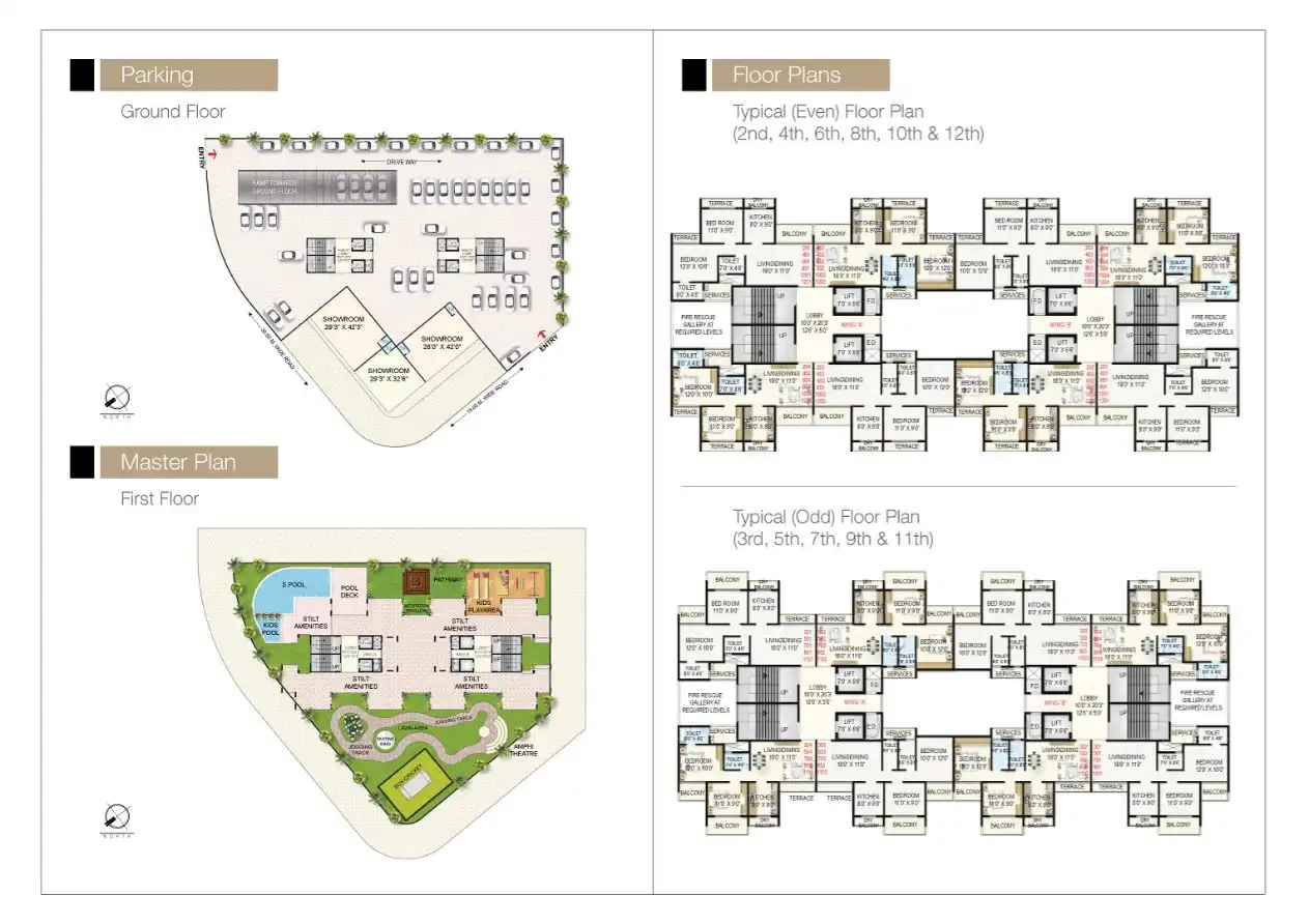 Akshar Floor Plans & Layout