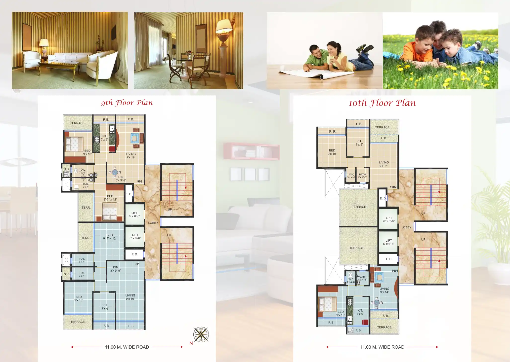 Madhusudan Apartments Floor Plans & Layout