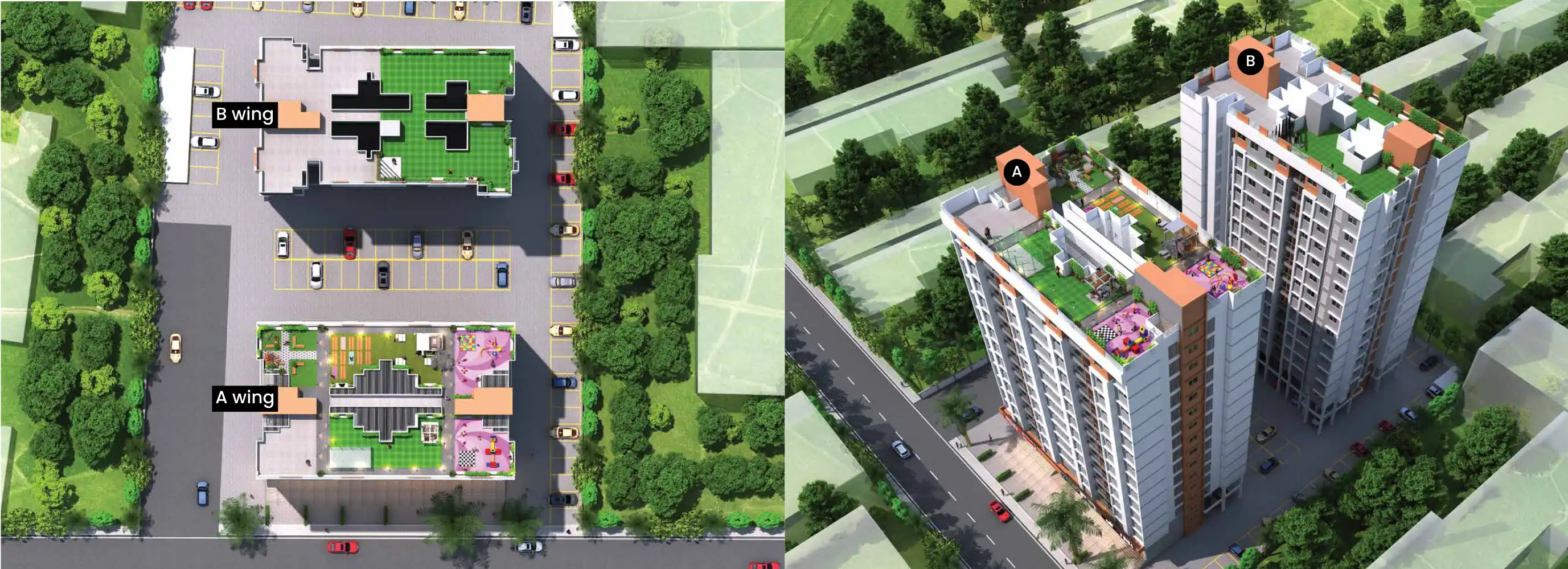 Aksha Vrundavan Floor Plans & Layout