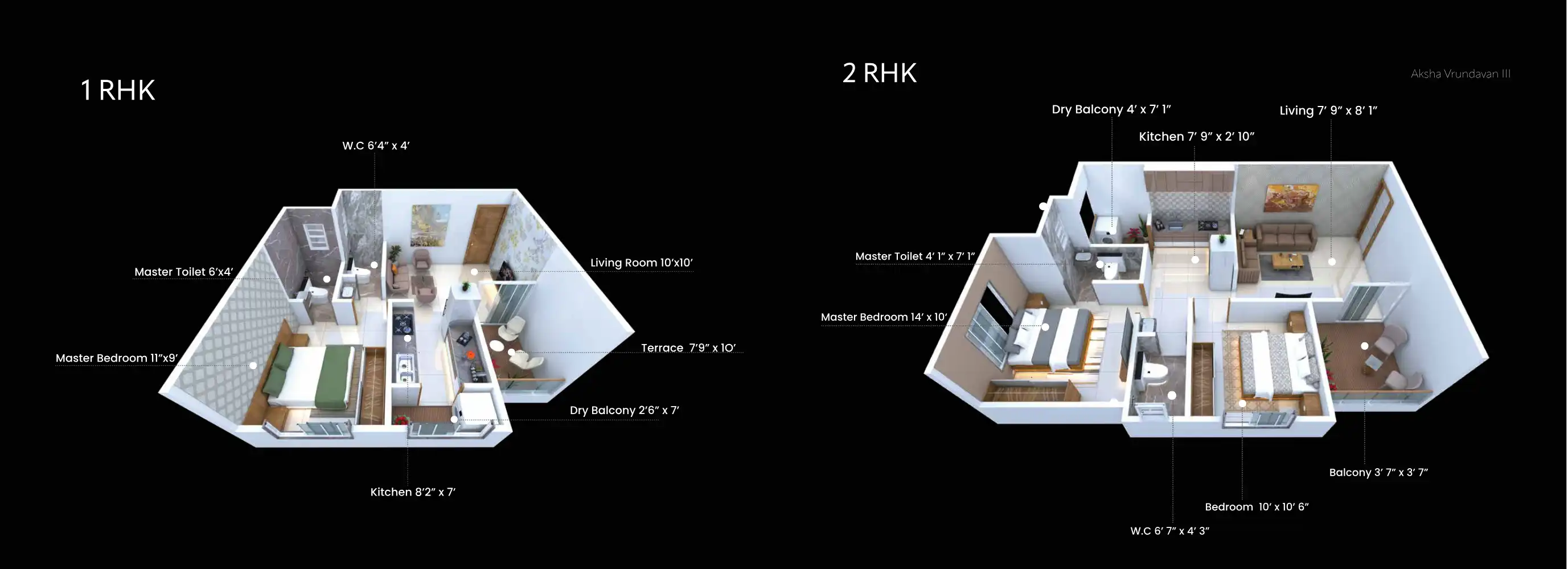 Aksha Vrundavan Floor Plans & Layout
