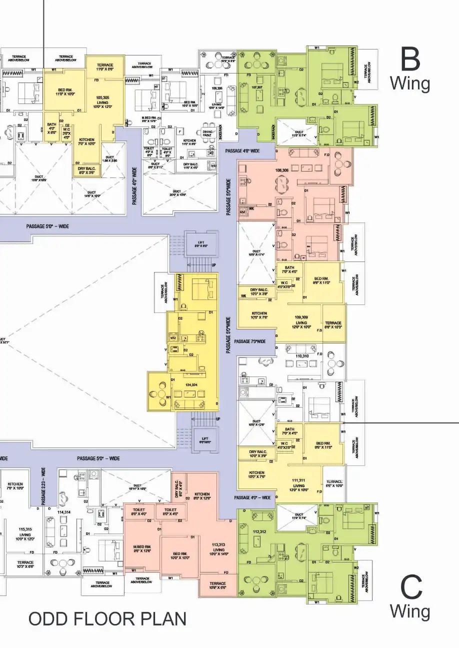 Blossom Floor Plans & Layout