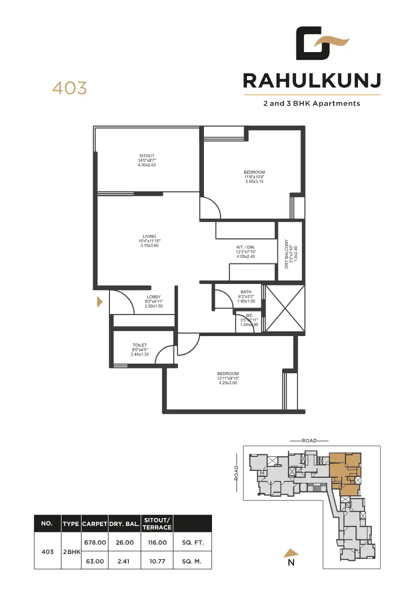 Rahulkunj Floor Plans & Layout