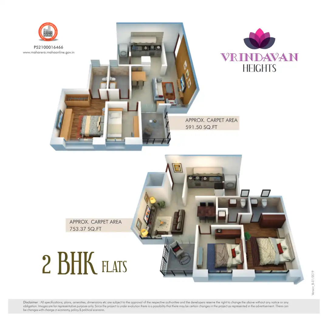 Vrundaavan Heights Floor Plans & Layout