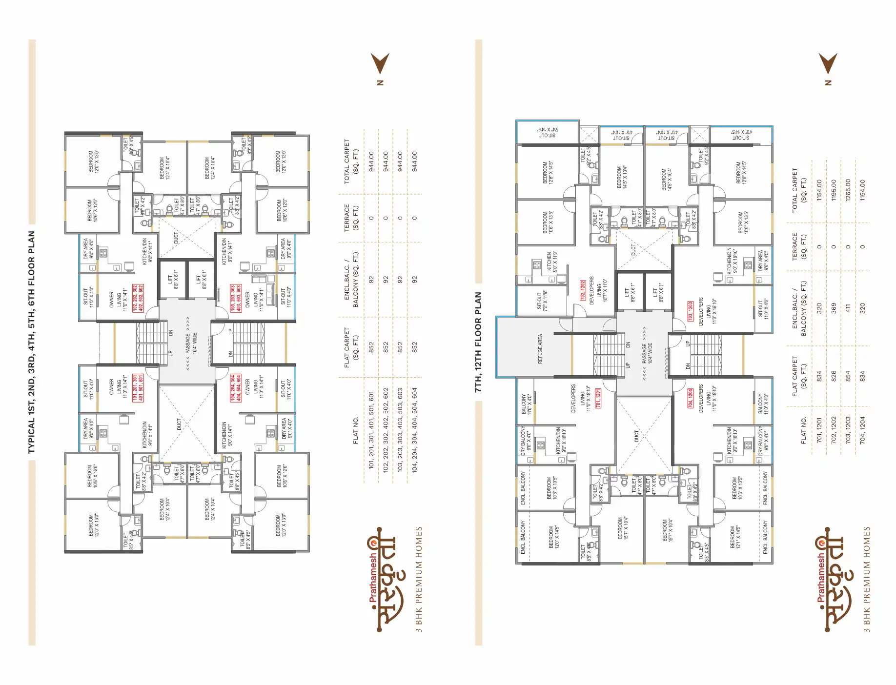 Sanskruti Homes Floor Plans & Layout