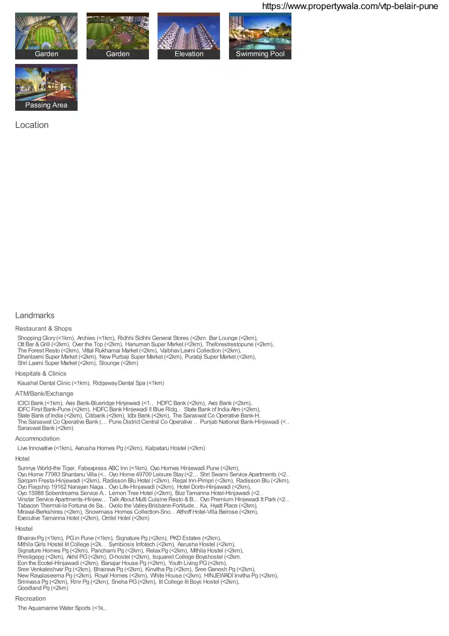 Vtp Belair Floor Plans & Layout