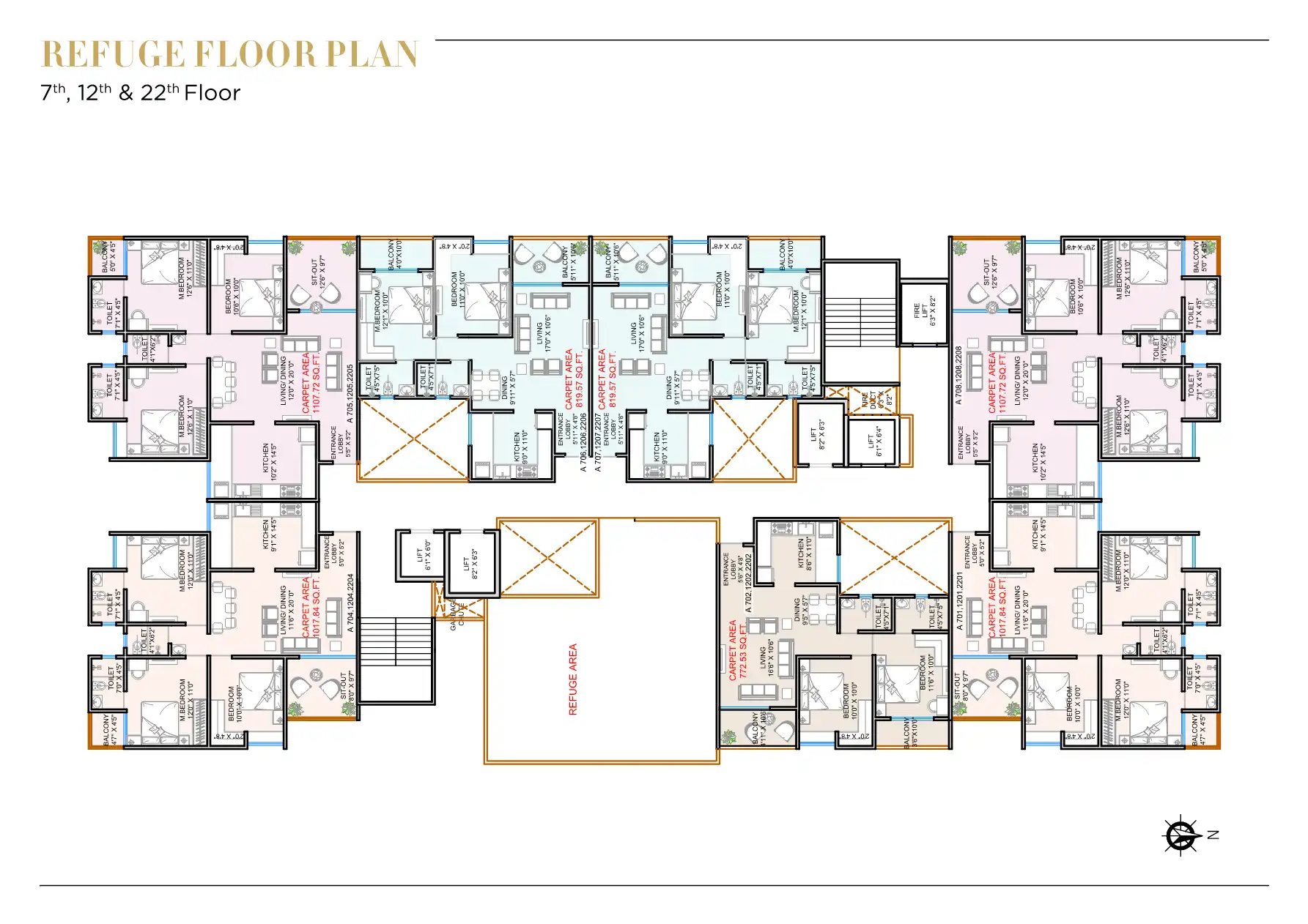 Shubharambha Sky Floor Plans & Layout