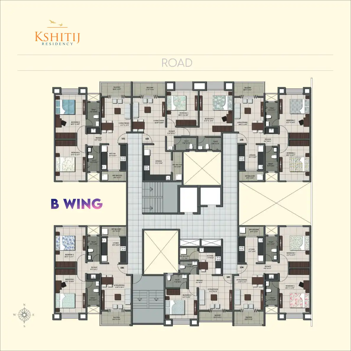 Yash Residency Floor Plans & Layout