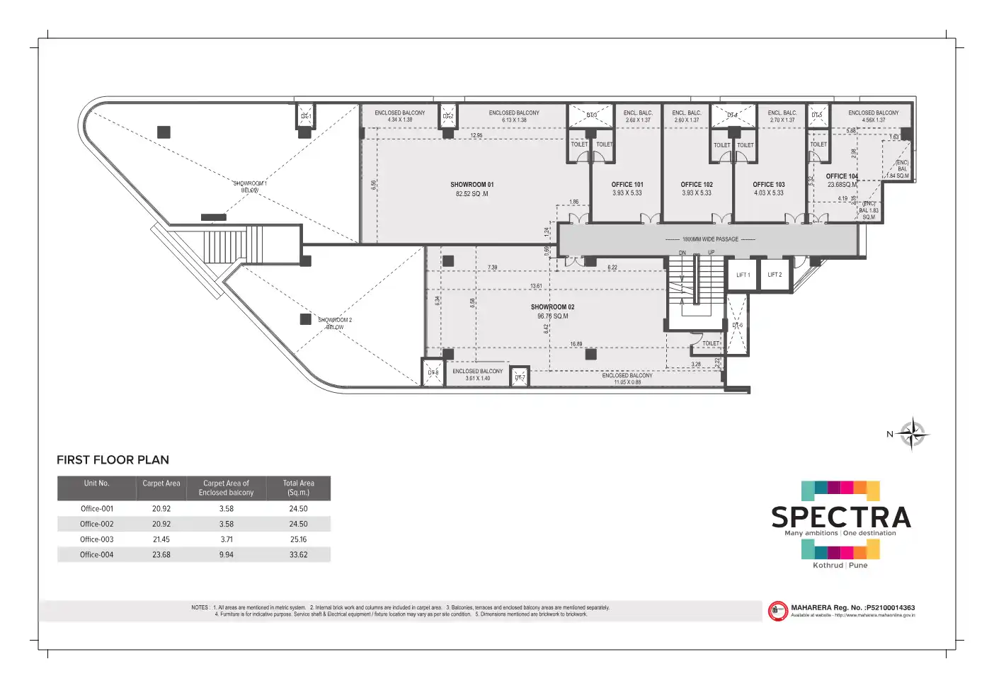 Spectra Floor Plans & Layout