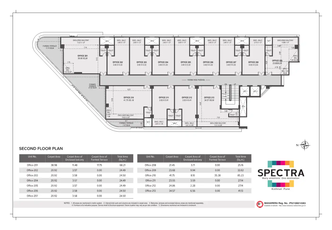 Spectra Floor Plans & Layout