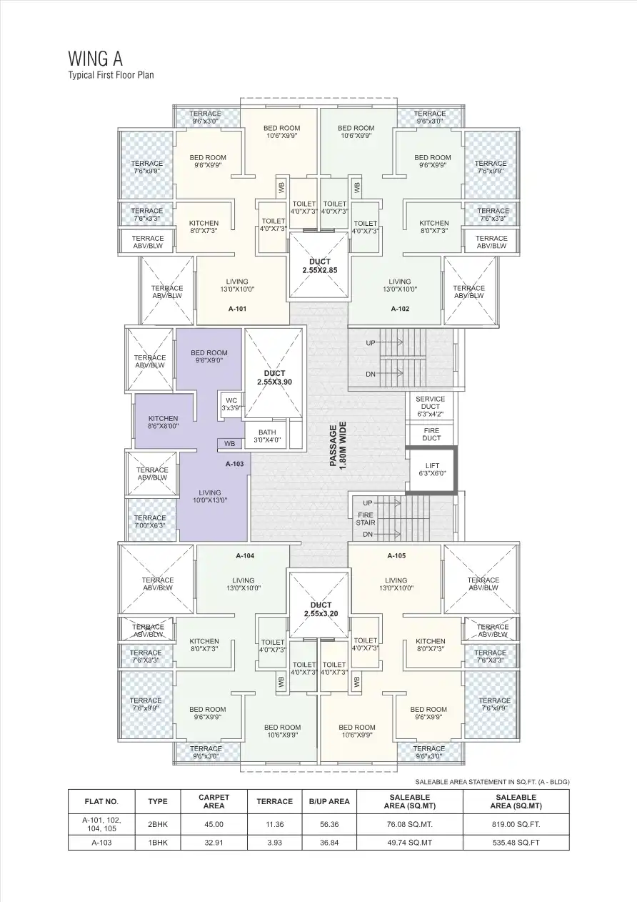 Ratnadeep Wing A Floor Plans & Layout