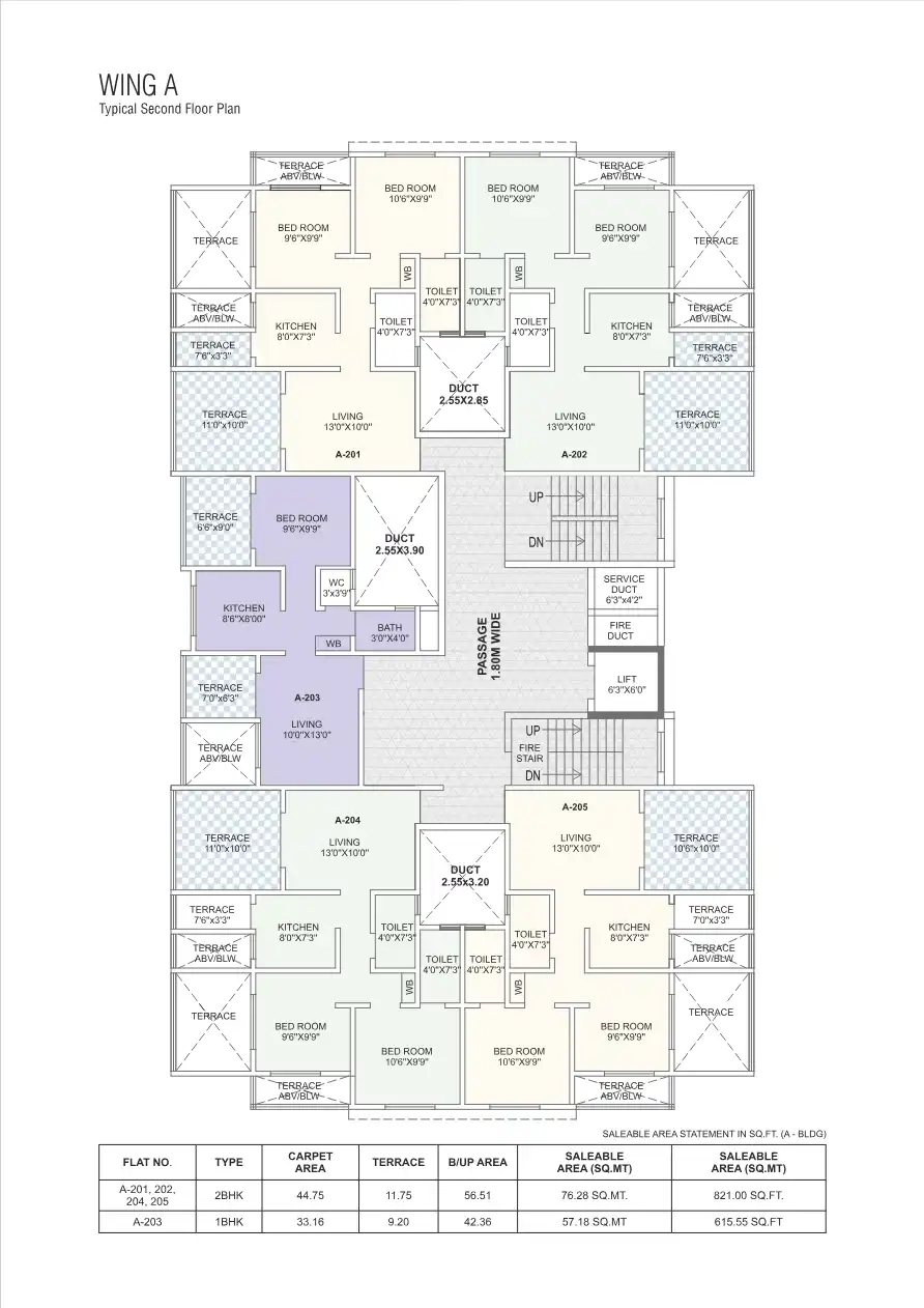 Ratnadeep Wing A Floor Plans & Layout