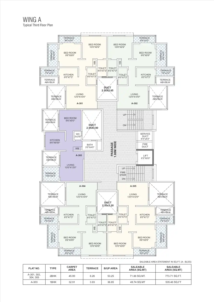 Ratnadeep Wing A Floor Plans & Layout