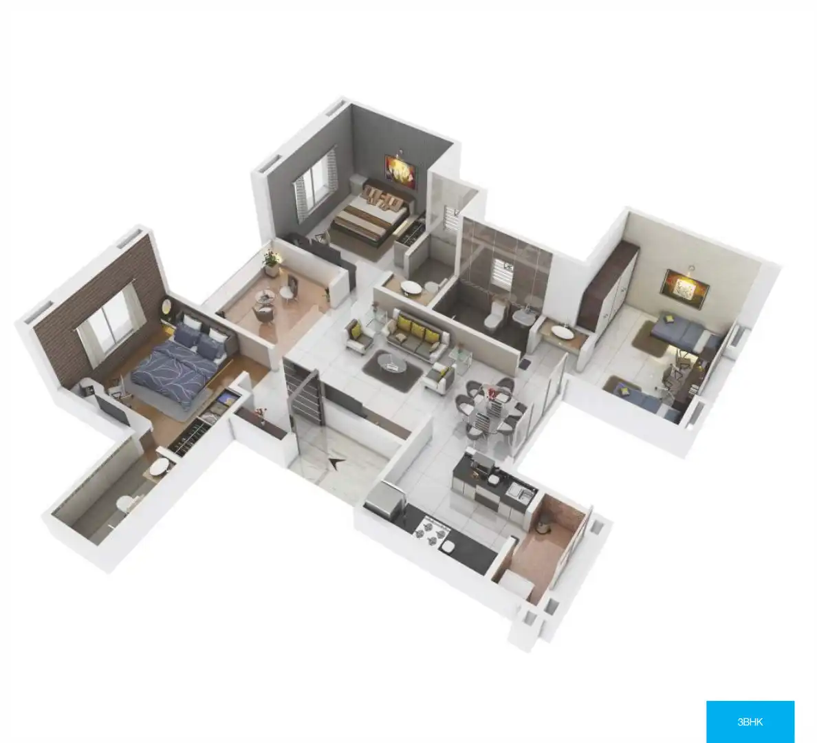 Vaibhav Apartment Floor Plans & Layout