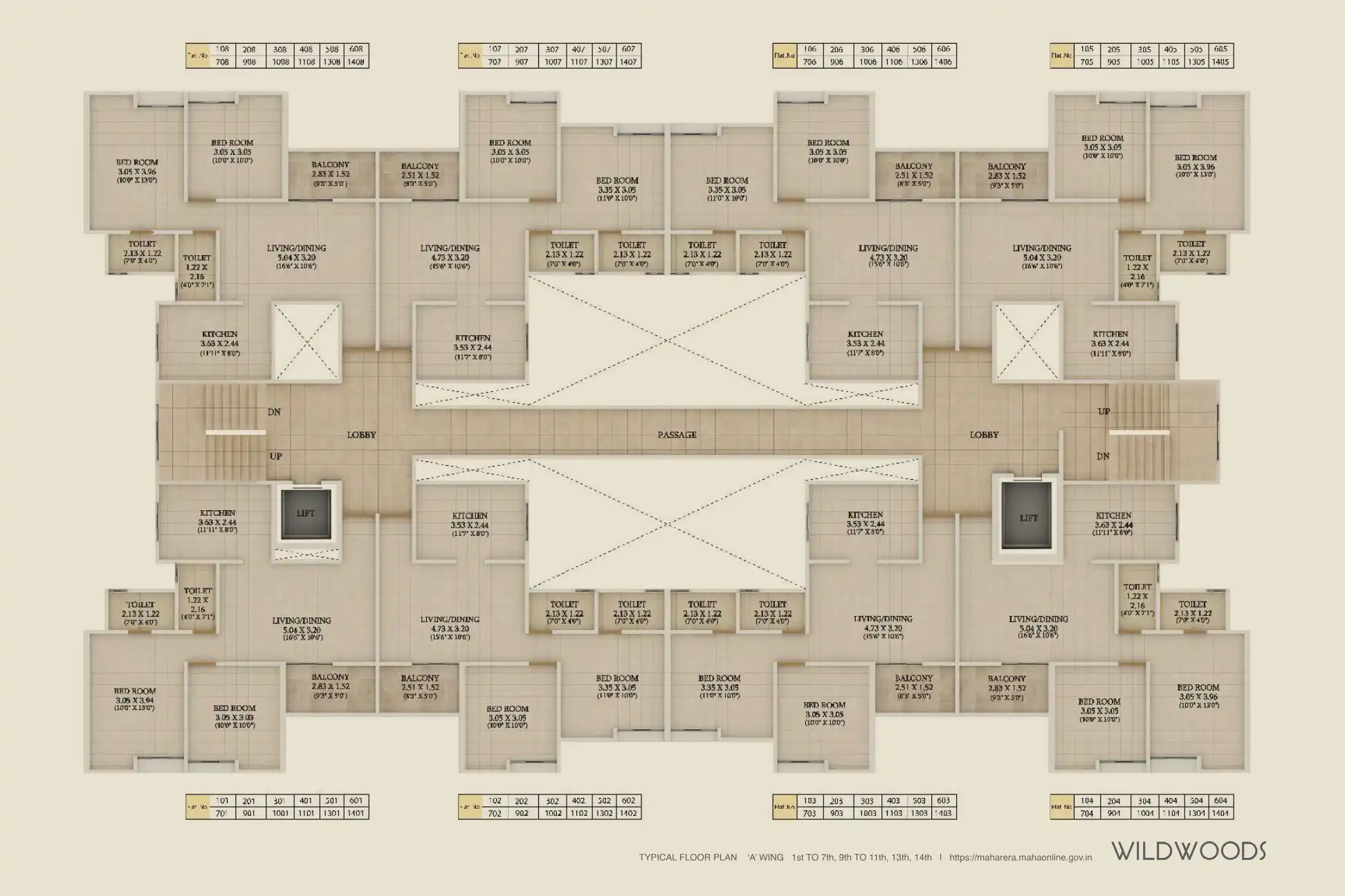 Wildwoods Floor Plans & Layout