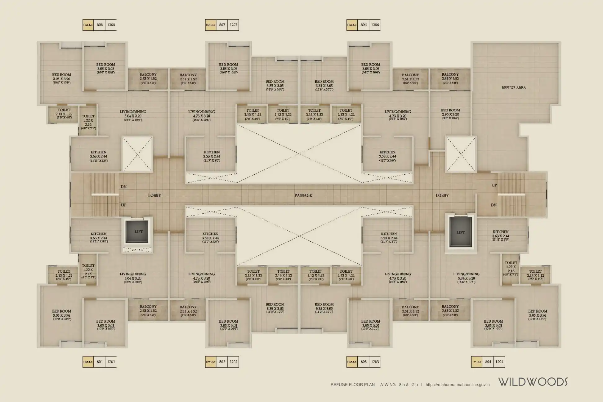 Wildwoods Floor Plans & Layout
