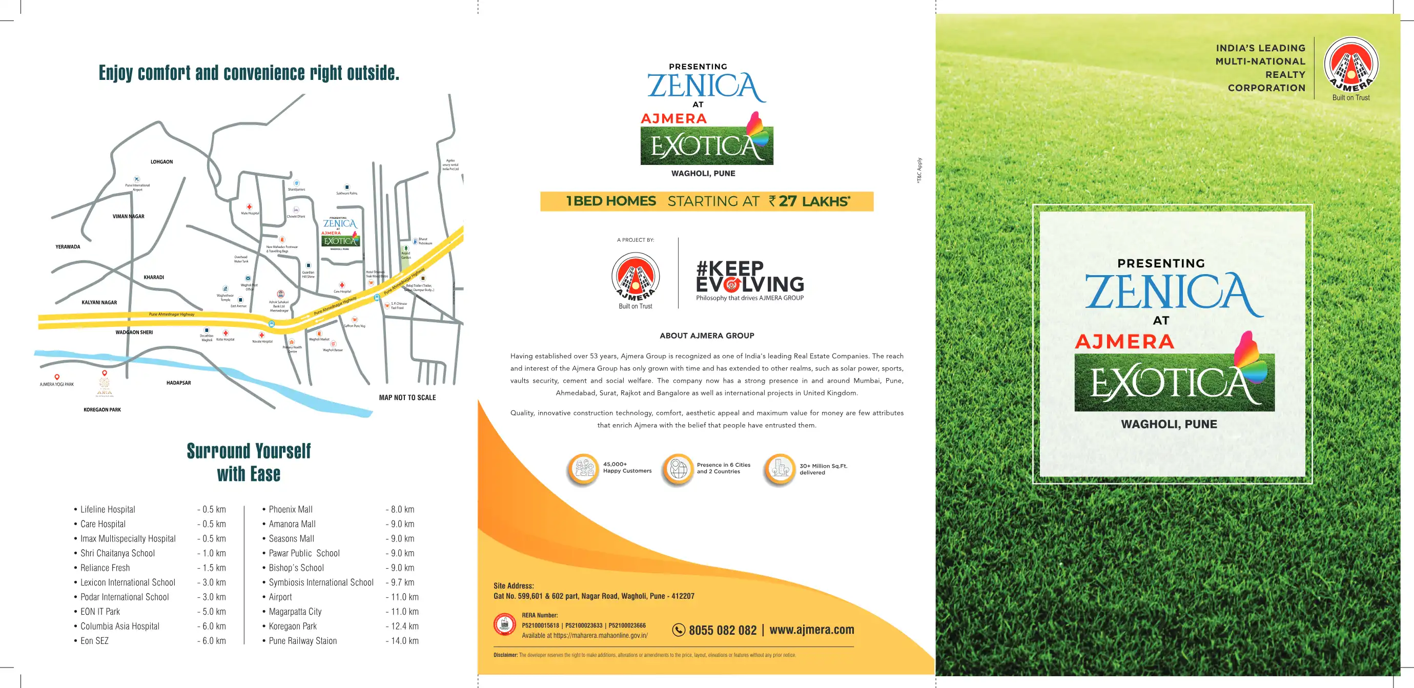 Ajmera Exotica project blurred background