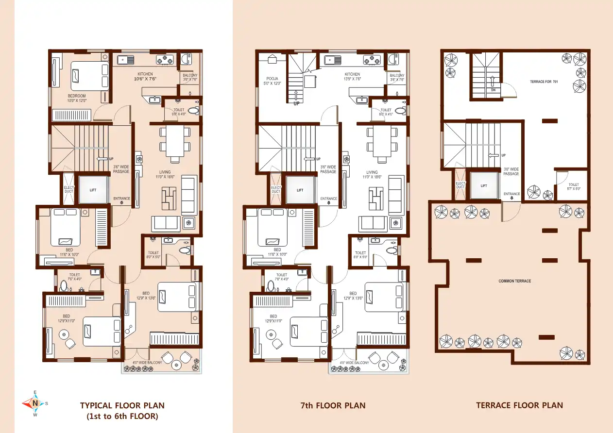 Prakash Nilay Floor Plans & Layout