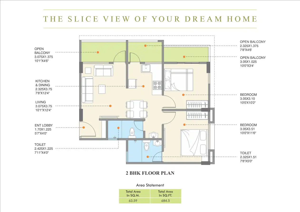 Greenaria Building B Floor Plans & Layout
