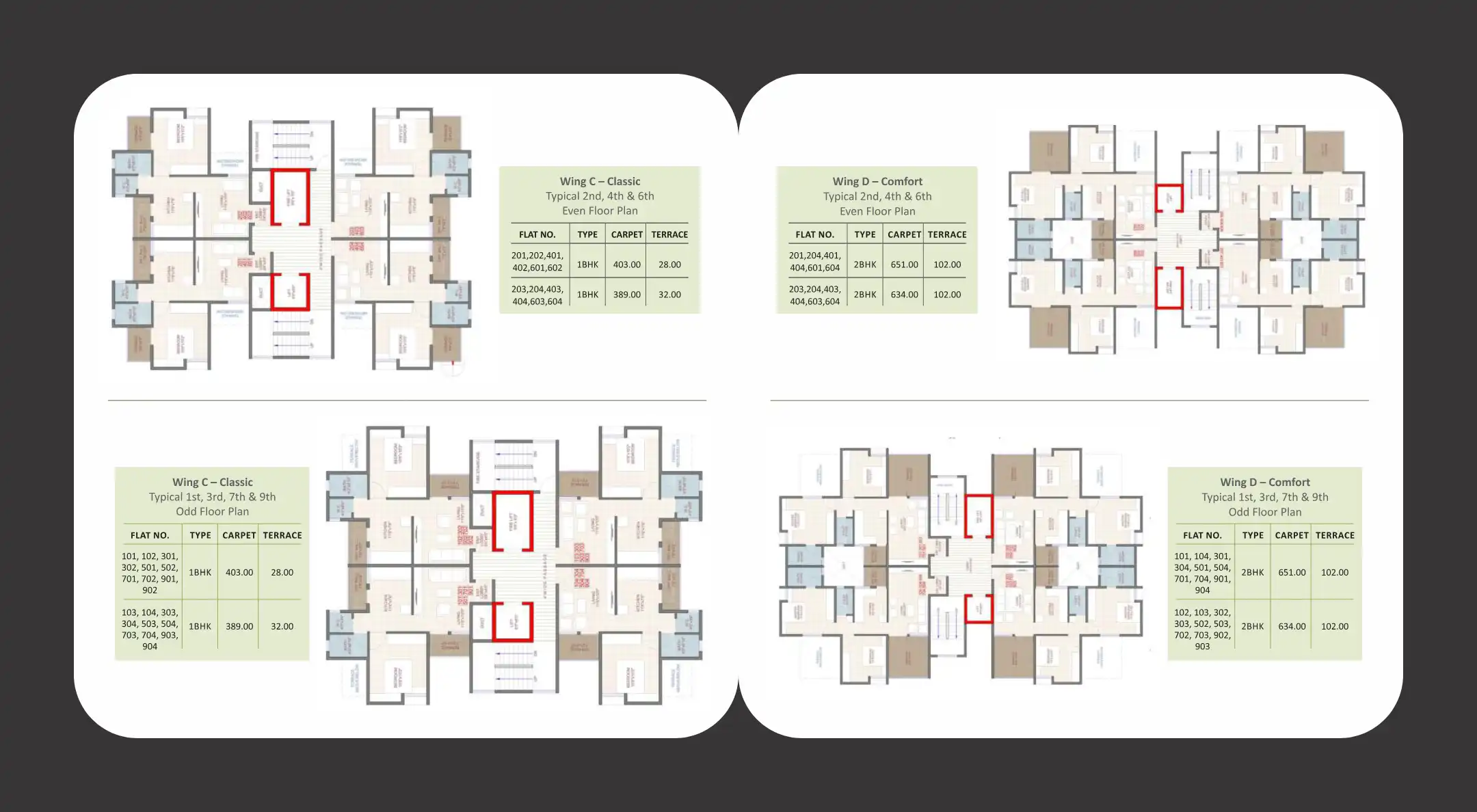 Shades Floor Plans & Layout