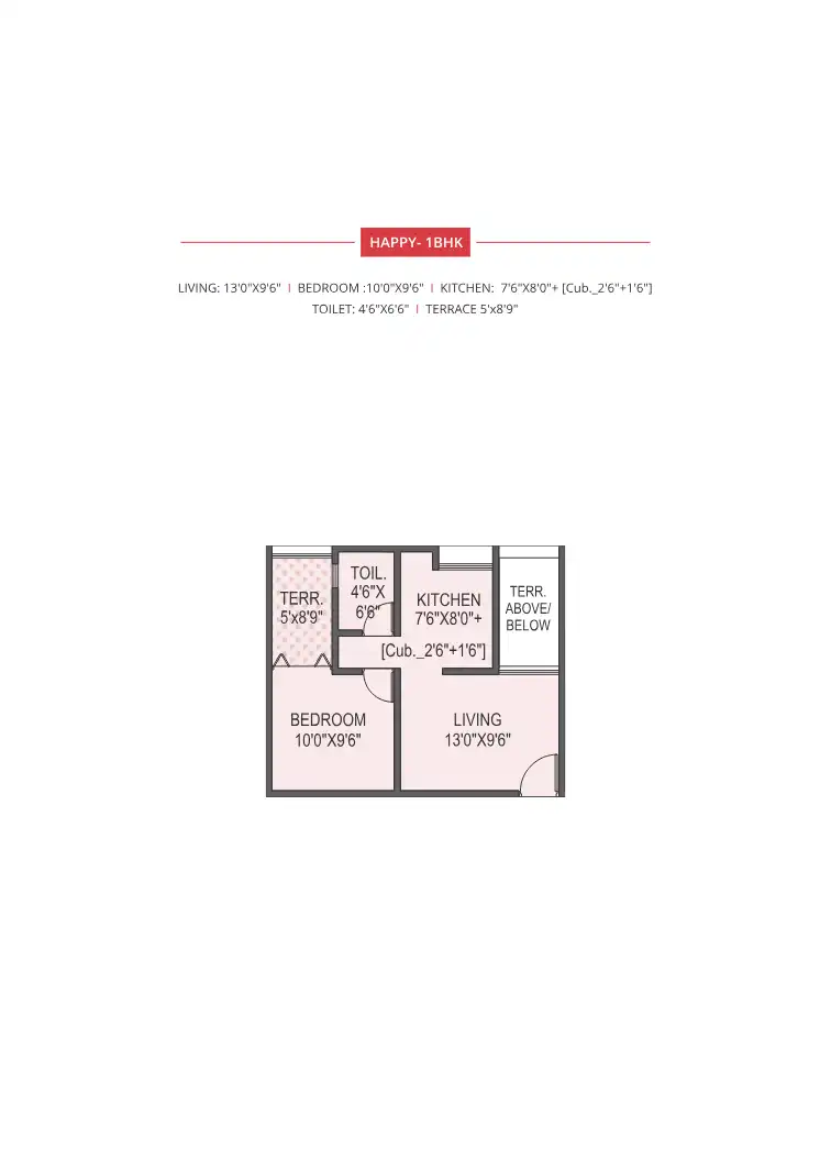 Happycity Talegaon Floor Plans & Layout